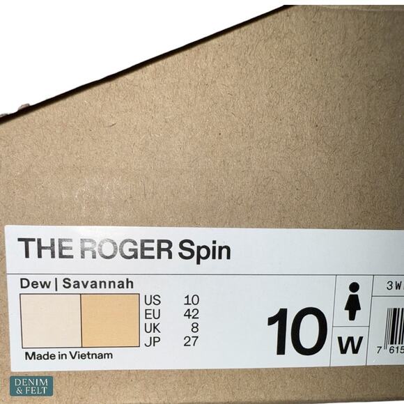 NEW On Running THE ROGER Spin Dew Savannah Tennis Inspired Sneakers Women 10 - Picture 15 of 16